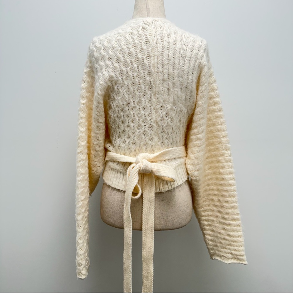 Free People Over You Cardigan Evening Cream Size X-Small - Picture 6 of 12